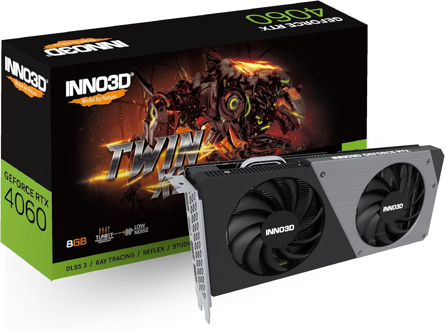 Inno3D Graphics Card RTX 4060 8GB Twin X2 Inno3D Graphics Card RTX 4060 8GB Twin X2
